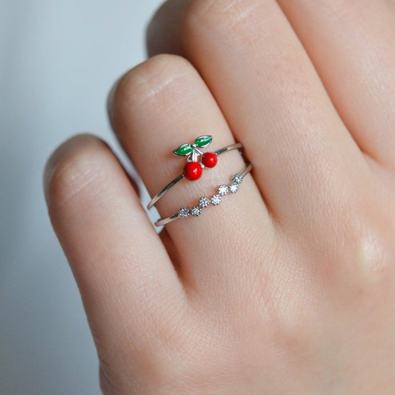Cherry Ring - Adjustable Knuckle Ring