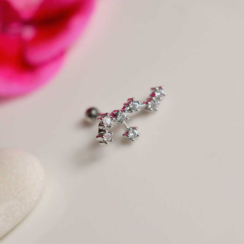 12 Zodiac Constellation Ear Piercing for Helix, Lobe, and Cartilage