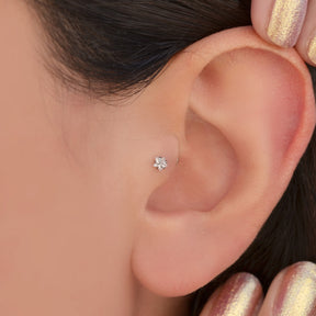 Star Piercing for Tragus, Helix, Cartilage, and Conch