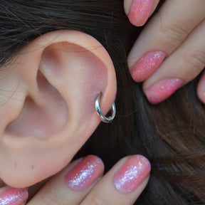 Flat Ring Piercing for Helix and Cartilage