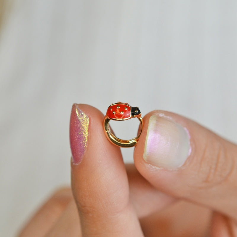 Ladybug Ring Piercing Helix Cartilage