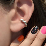 Earcuff Cartilage Earrings with Enamel