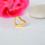 Heart Earrings, Heart Ring Piercing, Minimalist, Ring Piercing for Tragus, Helix, and Cartilage Gold and Silver Colour
