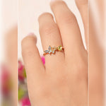 Butterfly Ring - Adjustable Vintage Ring Knuckle Joint Gold Ring Silver Ring Cute Ring Women Ring Multicolor