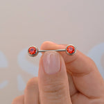 Solitaire Model Nipple Piercing Belly Piercing Nipple Piercing Nipple Barbells Nipple Bar Body Piercing Bridge Barbells Body Jewelry