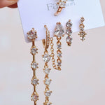 Waterway Light Flood Earring Set Drop Earrings Huggie Earring Set Hoop Earrings Dangle Earring Set Set Of 6 Gold Silver