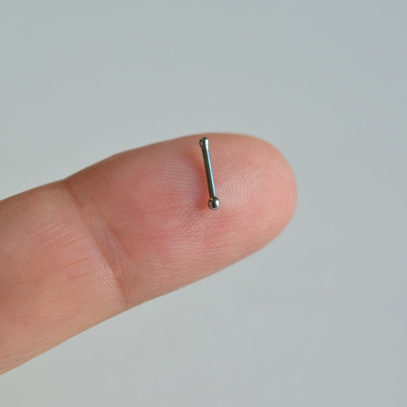 1.5 mm Ball Nose Pin Nose Piercing  Thin Tiny Nose Stud  Nose Studs Nose Pin Nose Pins  Thin Tiny Gold Silver Black