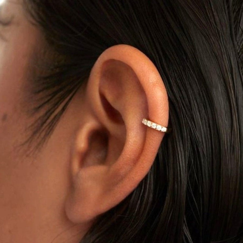 5 mm Stony Mini Ring Piercing Forward Helix Daith Helix Tragus  Minimalist Gift For Her Gold Silver