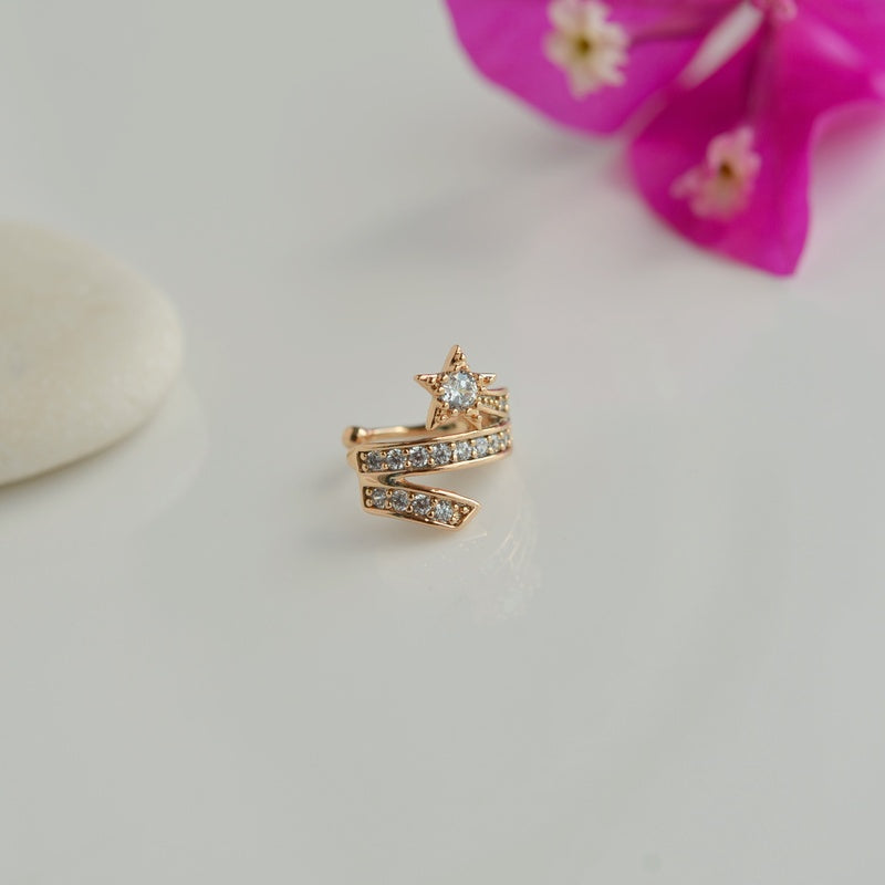 Compression Cartilage Earring Comet Ear Cuff