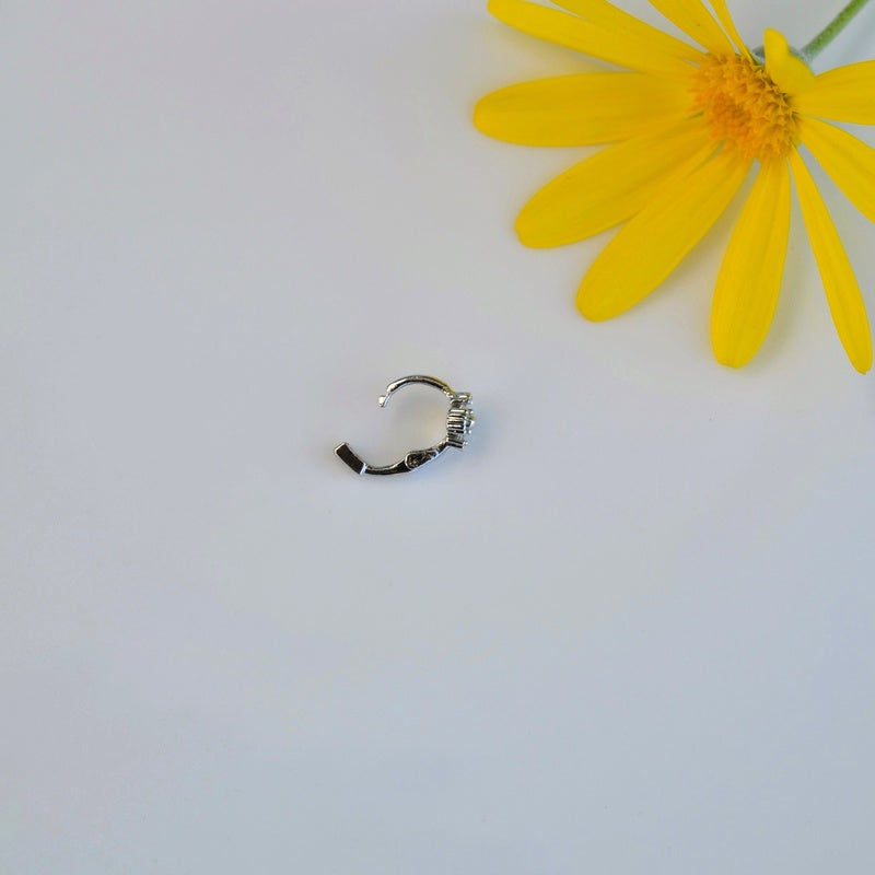 Mini Flower Earrings, Flowers Jewelry, Minimalist Earrings, Dainty, Tragus Piercing for Helix, Cartilage, and Lobe