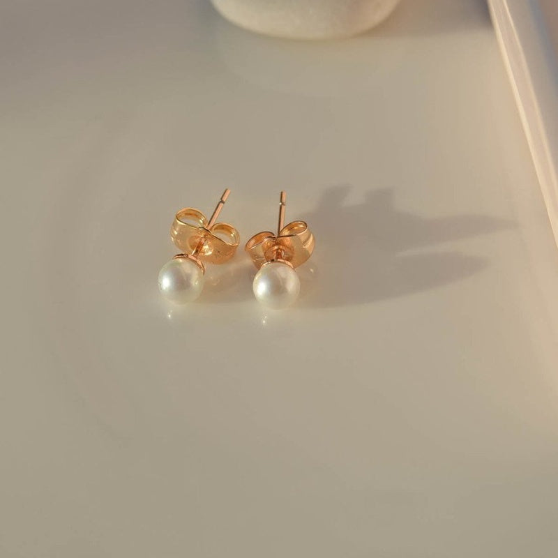 Pearl Earrings Pearl Studs Pearl Earring Set Stud Earrings