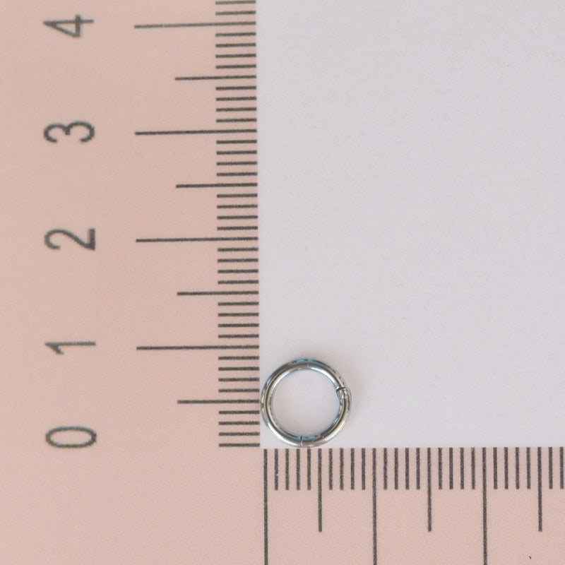 Plain Steel Earrings,  Ring Earrings, Hoop Earrings, Tragus Piercing for Helix and Cartilage Gold Silver Gift For Her